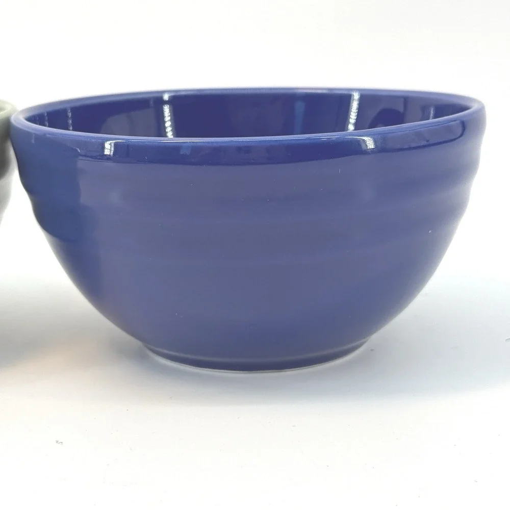 Lot of 2 PIER 1 Ironstone New Essentials Azure Cereal‎ Bowls 5.75